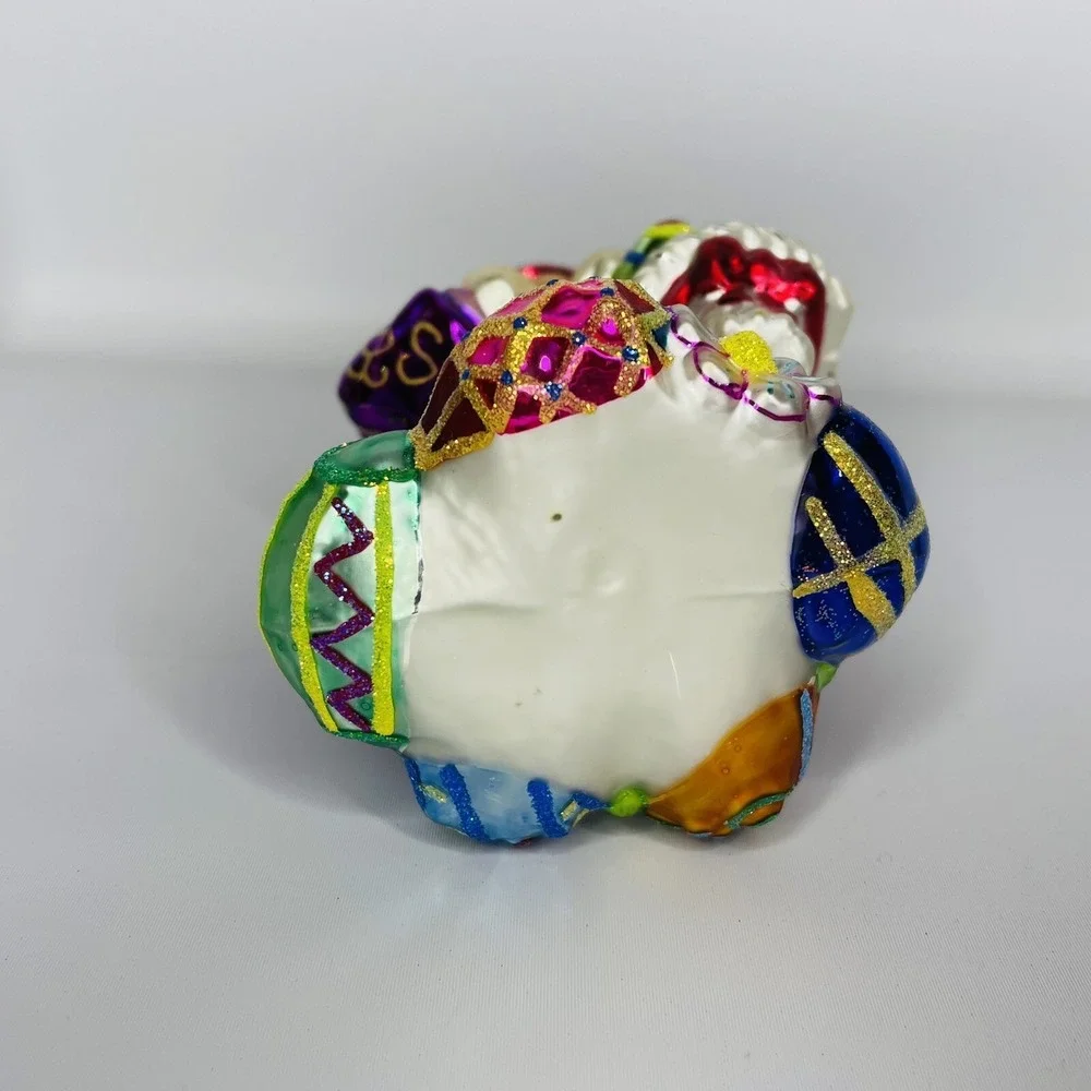 Christopher Radko Ornament DAPPER HARE JR. Spring Easter Blown Glass‎ 6.5
